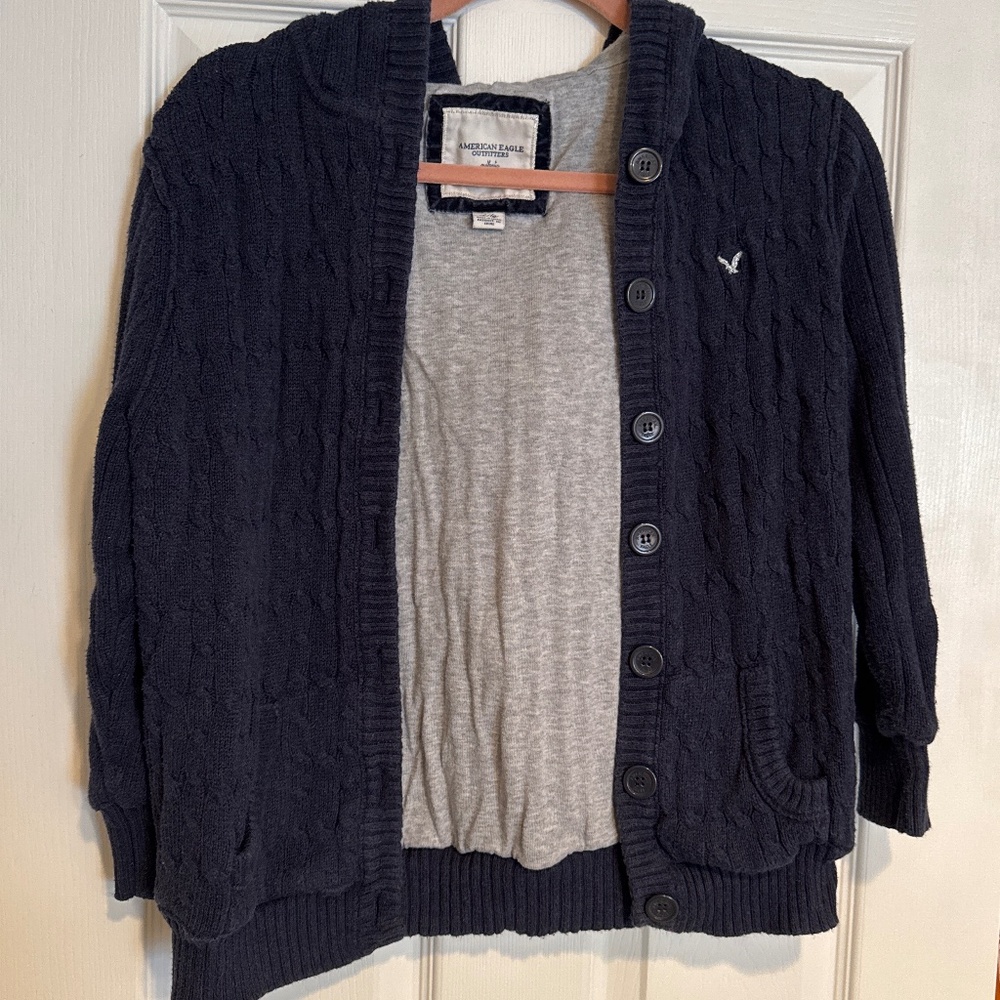 American Eagle button up 100% cotton cardigan
